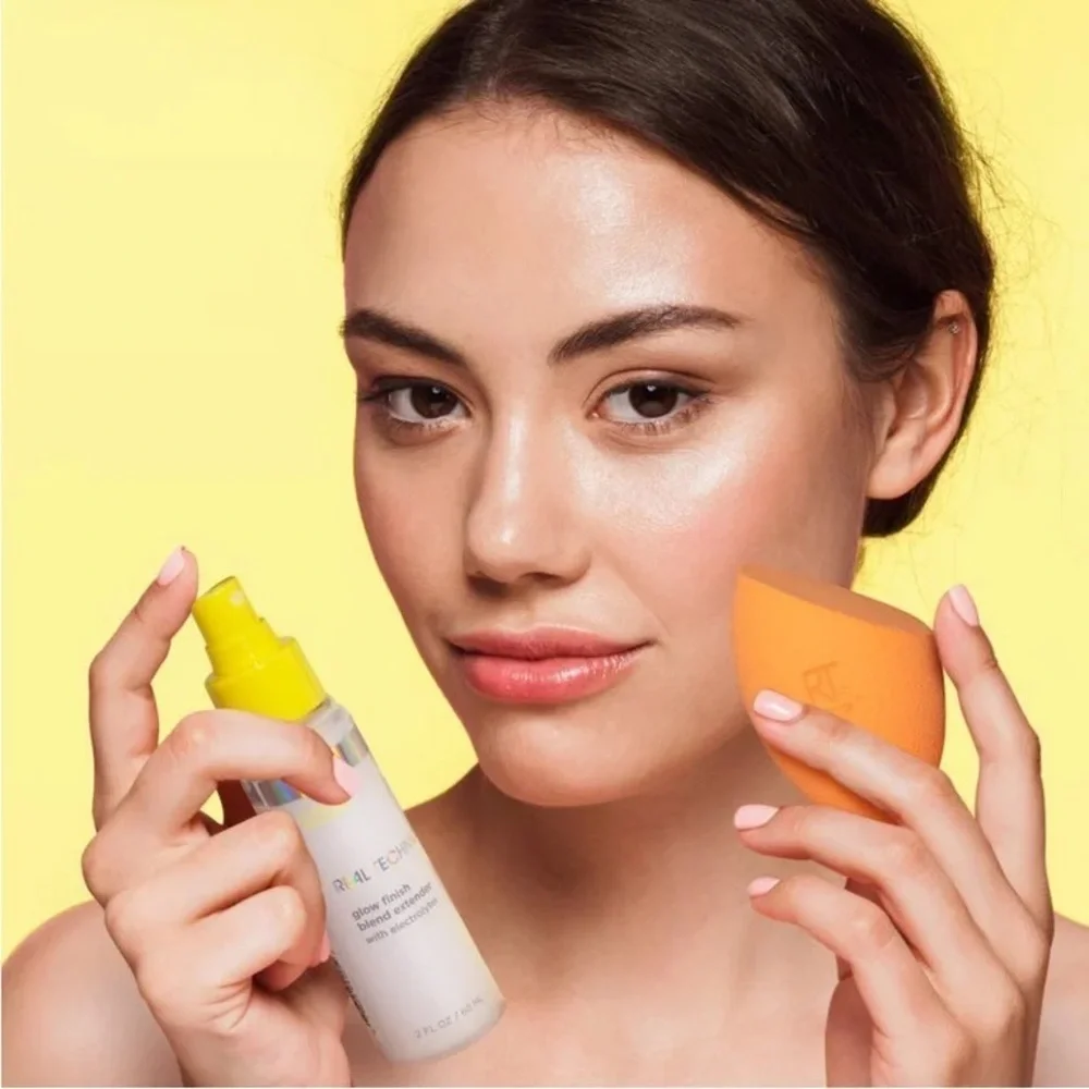 NWT 2 Bottles of Real Techniques Glow Finish Blend Extender